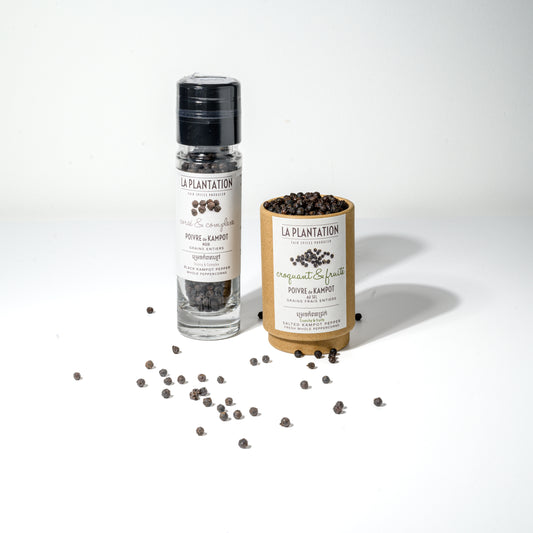 Šviežių Kampot pipirų rinkinys