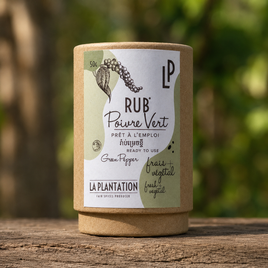 La Plantation žaliųjų Kampot pipirų RUB mišinys marinavimui 50 g