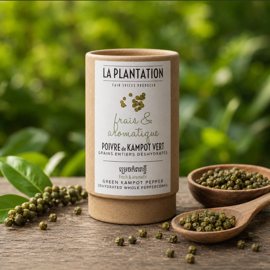 Liofilizuoti žalieji Kampot pipirai 20g